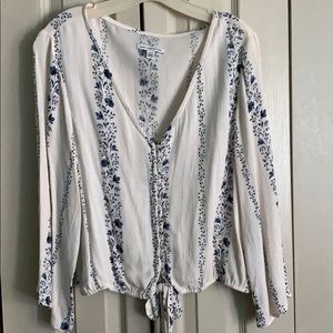 American Eagle Button Front Top